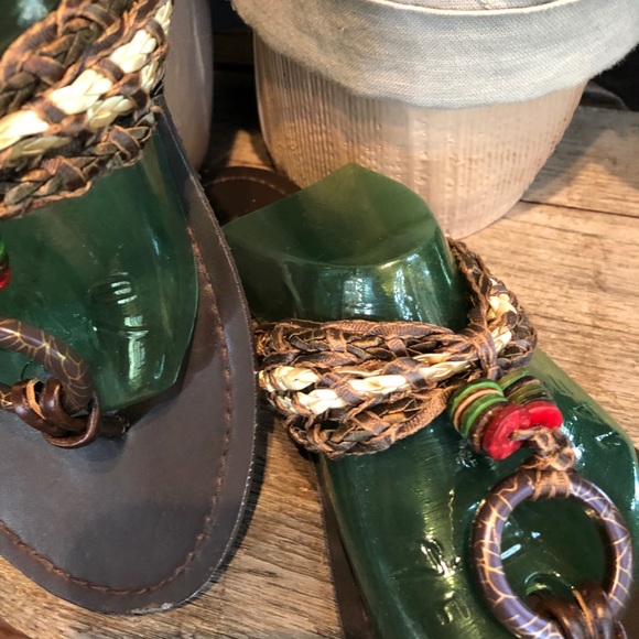 ❤️ MI X IT Multi-Color Braided Leather Sandals Size 8 - Picture 2 of 7